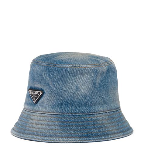 prada buket hat|prada denim bucket hat.